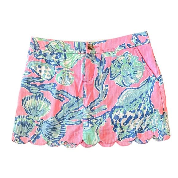 Lilly Pulitzer Pants - Lilly Pulitzer Colette Scallop Hem Skort